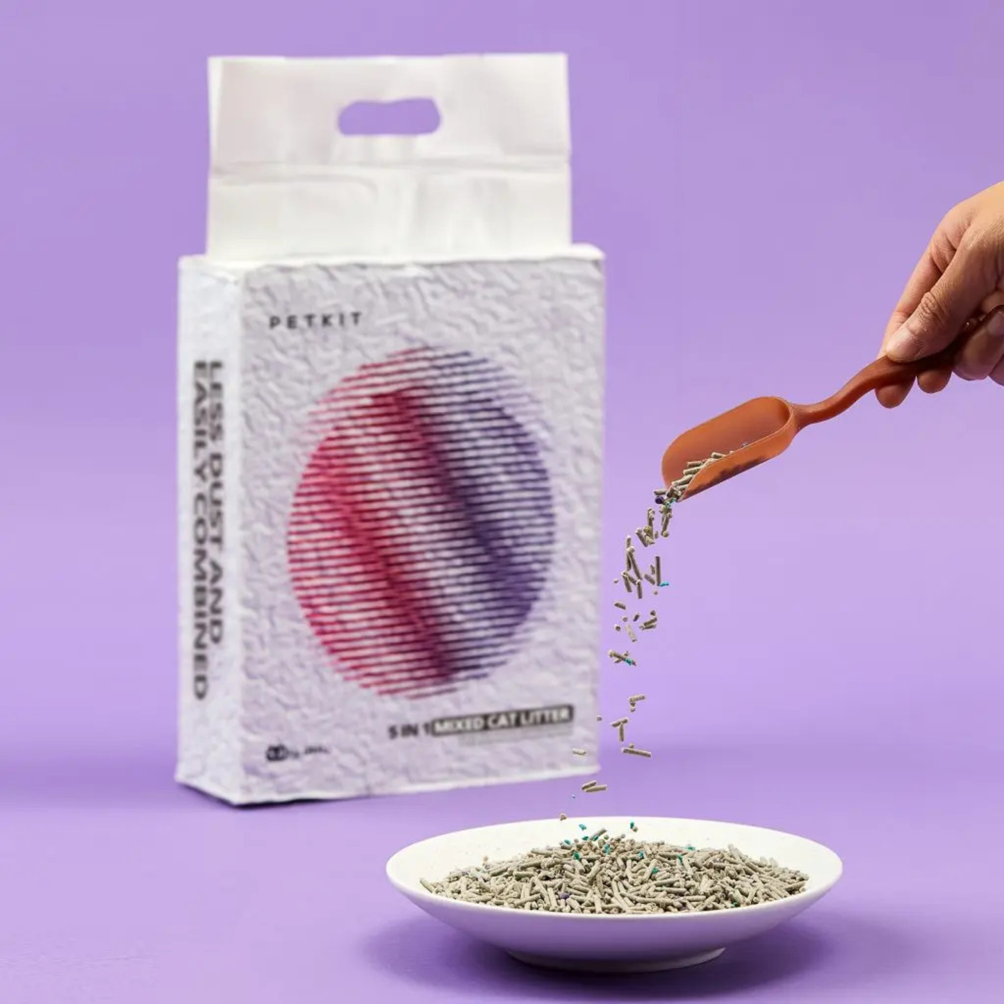 PETKIT 5-in-1 Active Carbon Mixed Tofu Litter - for cats