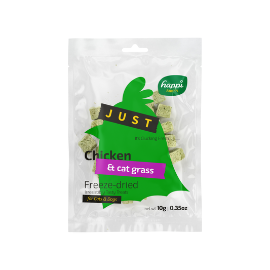 HAPPI SKIPPI Just Freeze-Dried - Just Chicken & Cat Grass for cats