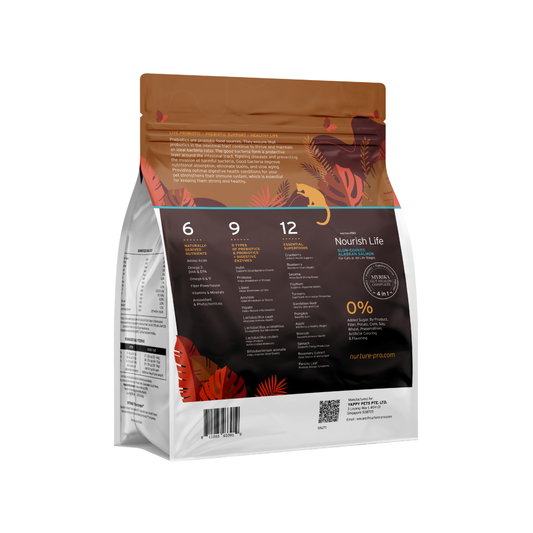 NURTUREPRO Slow-Cooked Alaskan Salmon For Indoor Kitten & Adult Cat - for cats