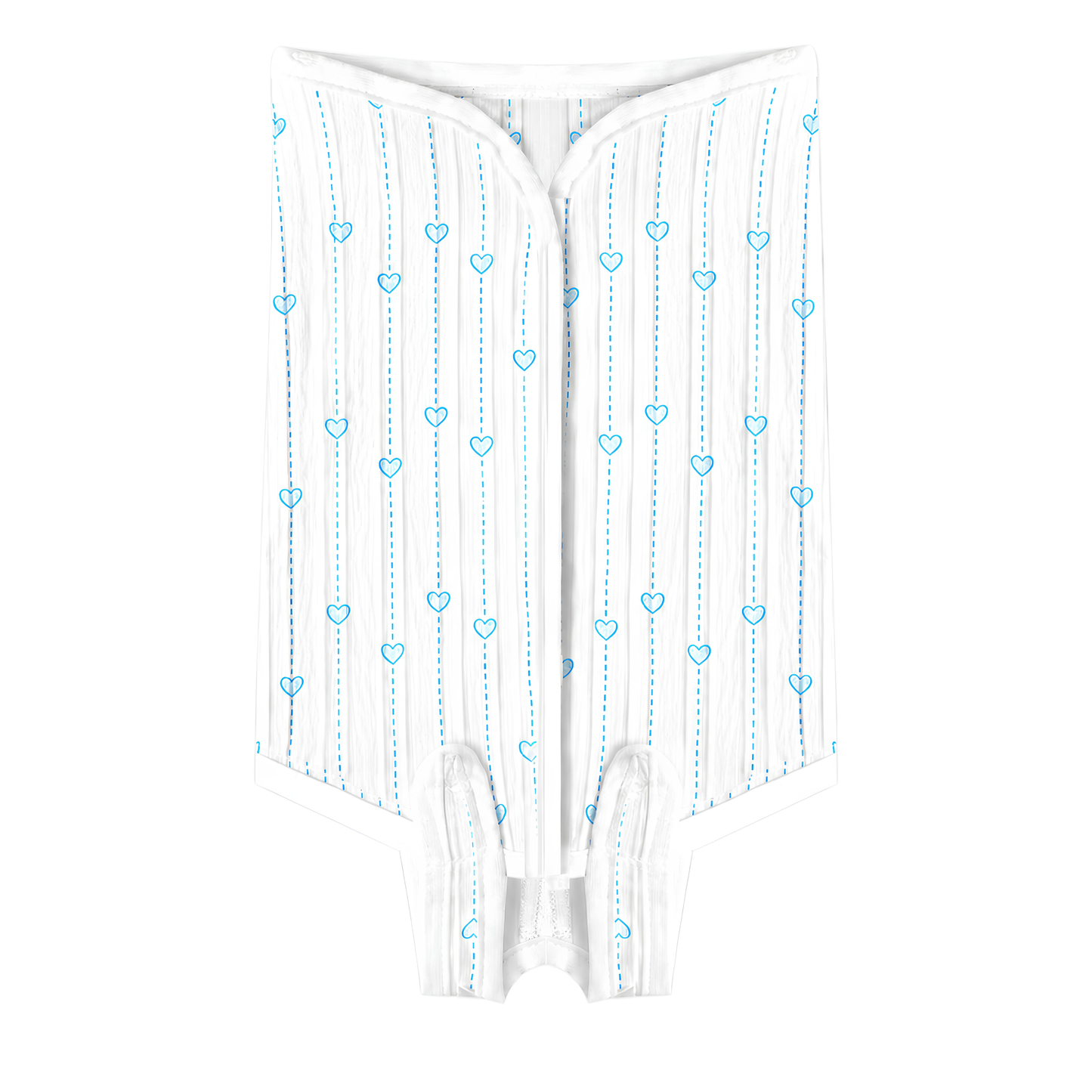 CATMANIA Recovery Suit - Blue Hearts - for cats