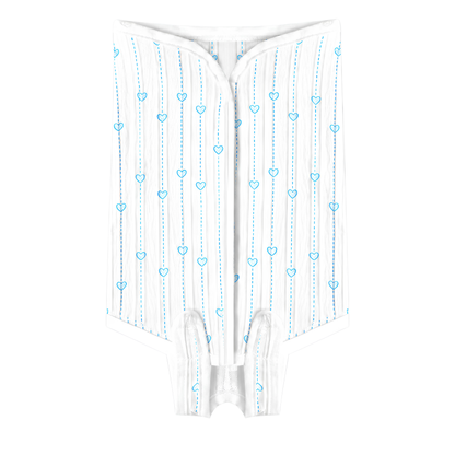 CATMANIA Recovery Suit - Blue Hearts - for cats