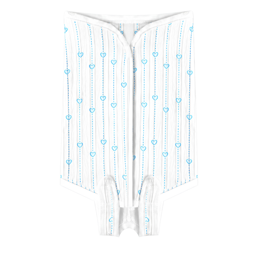 CATMANIA Recovery Suit - Blue Hearts - for cats