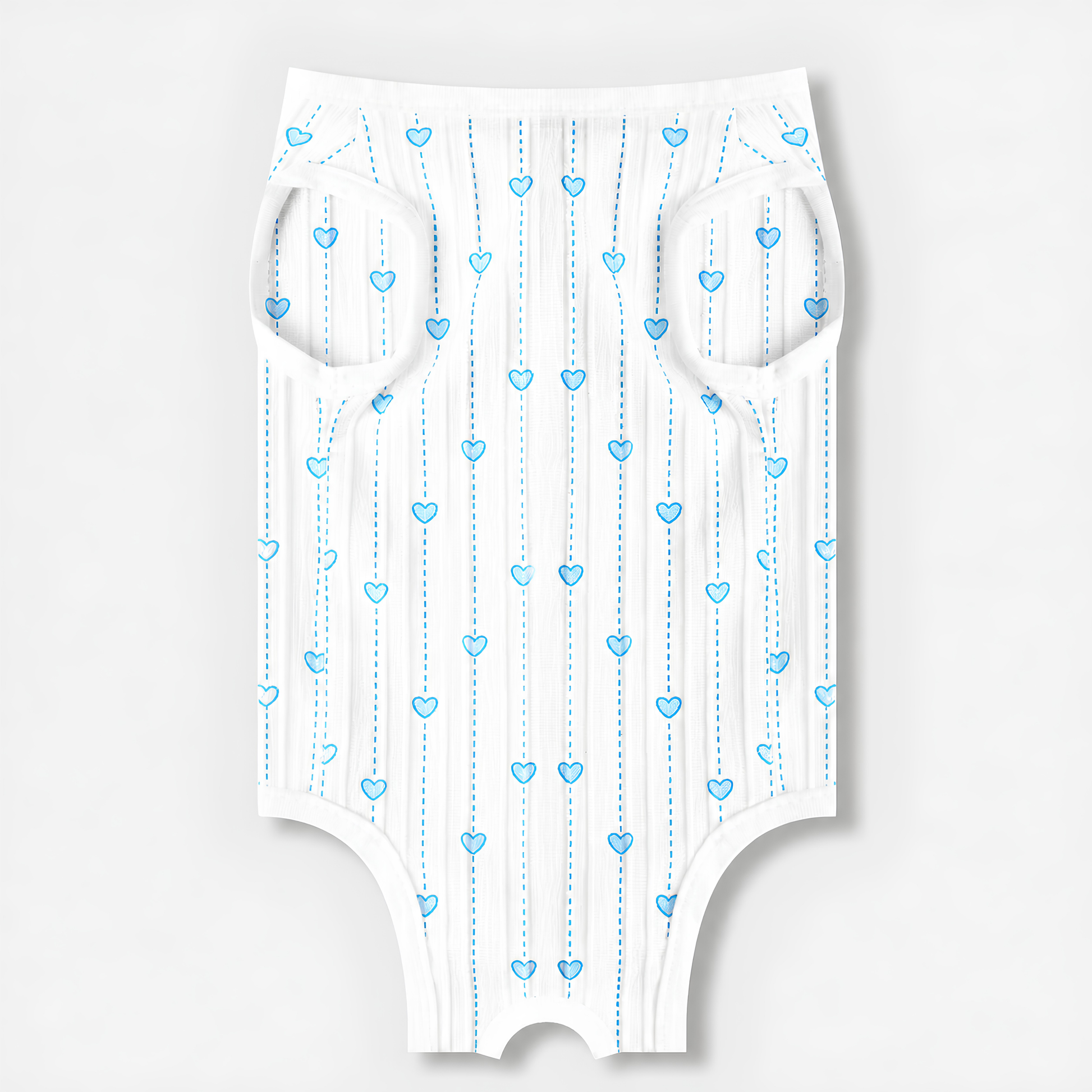 CATMANIA Recovery Suit - Blue Hearts - for cats