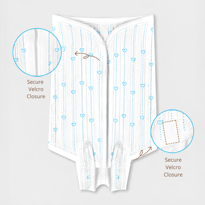 CATMANIA Recovery Suit - Blue Hearts - for cats