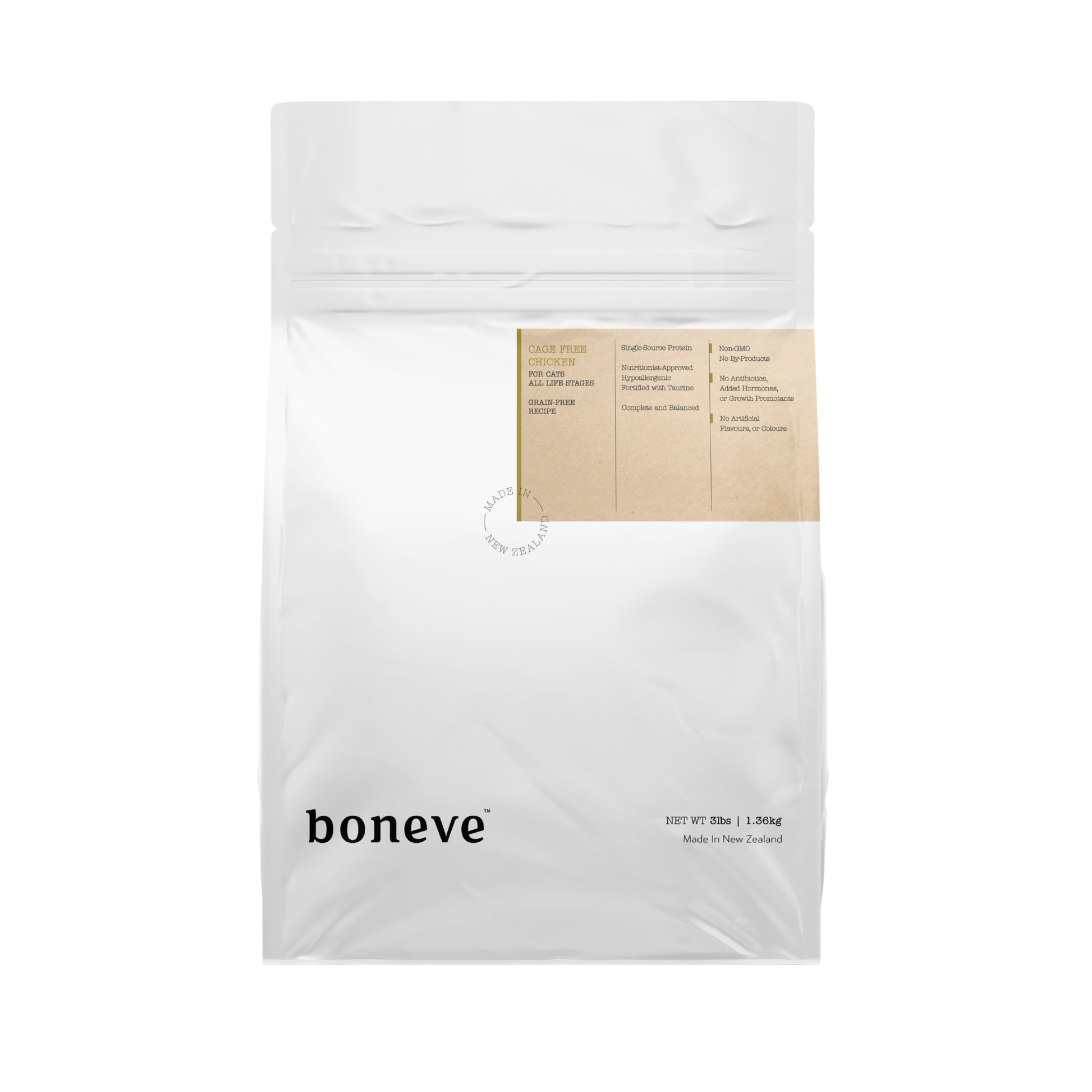 Boneve Cage‑Free Chicken - 1.36kg for cats