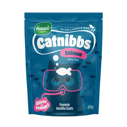 HAPPI SKIPPI Catnibbs - 60g Salmon for cats