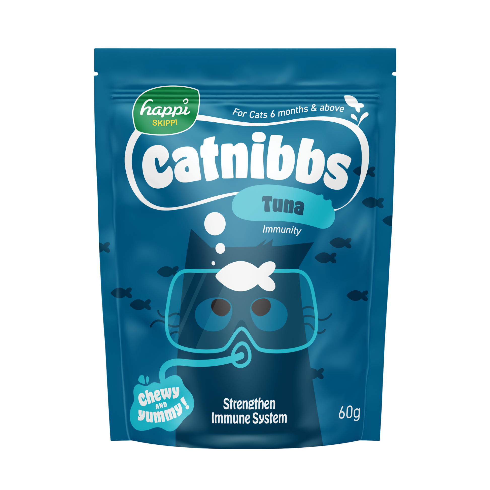HAPPI SKIPPI Catnibbs - 60g Tuna for cats