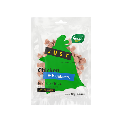 HAPPI SKIPPI Just Freeze-Dried - Just Chicken & Blueberry for cats