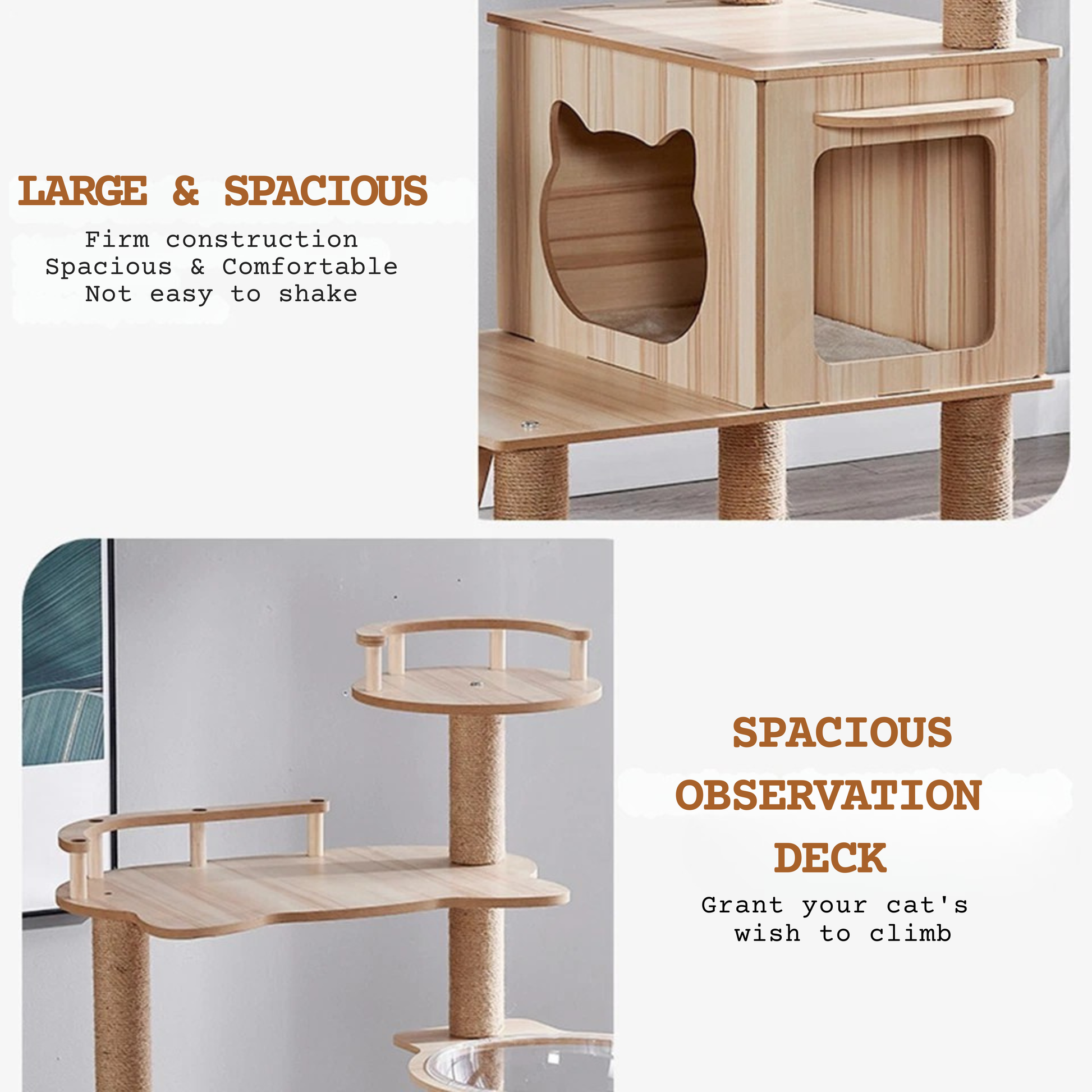 CATMANIA Cat Tree House (N5) - for cats
