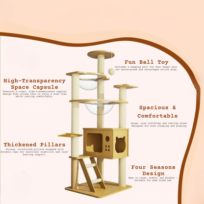 CATMANIA Cat Tree House (N5) - for cats