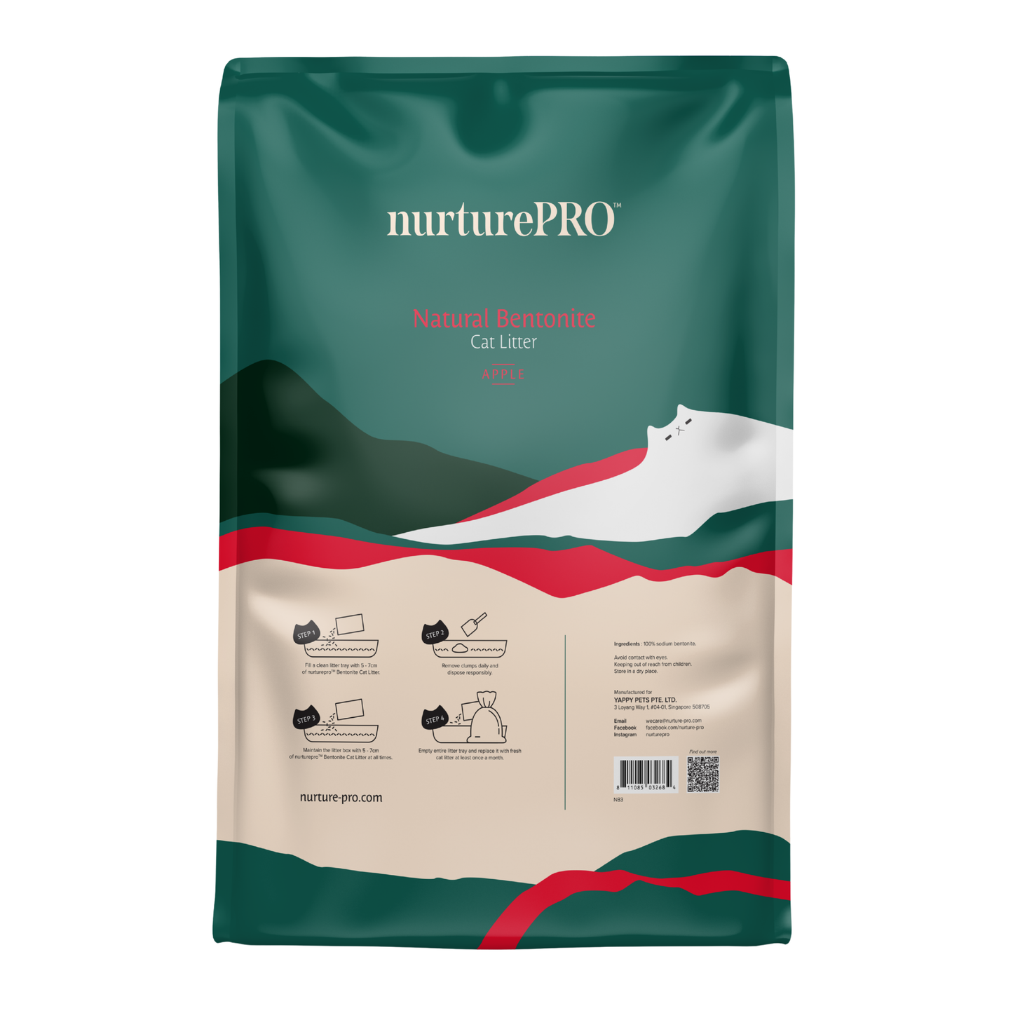 NURTUREPRO Natural Bentonite Cat Litter - for cats