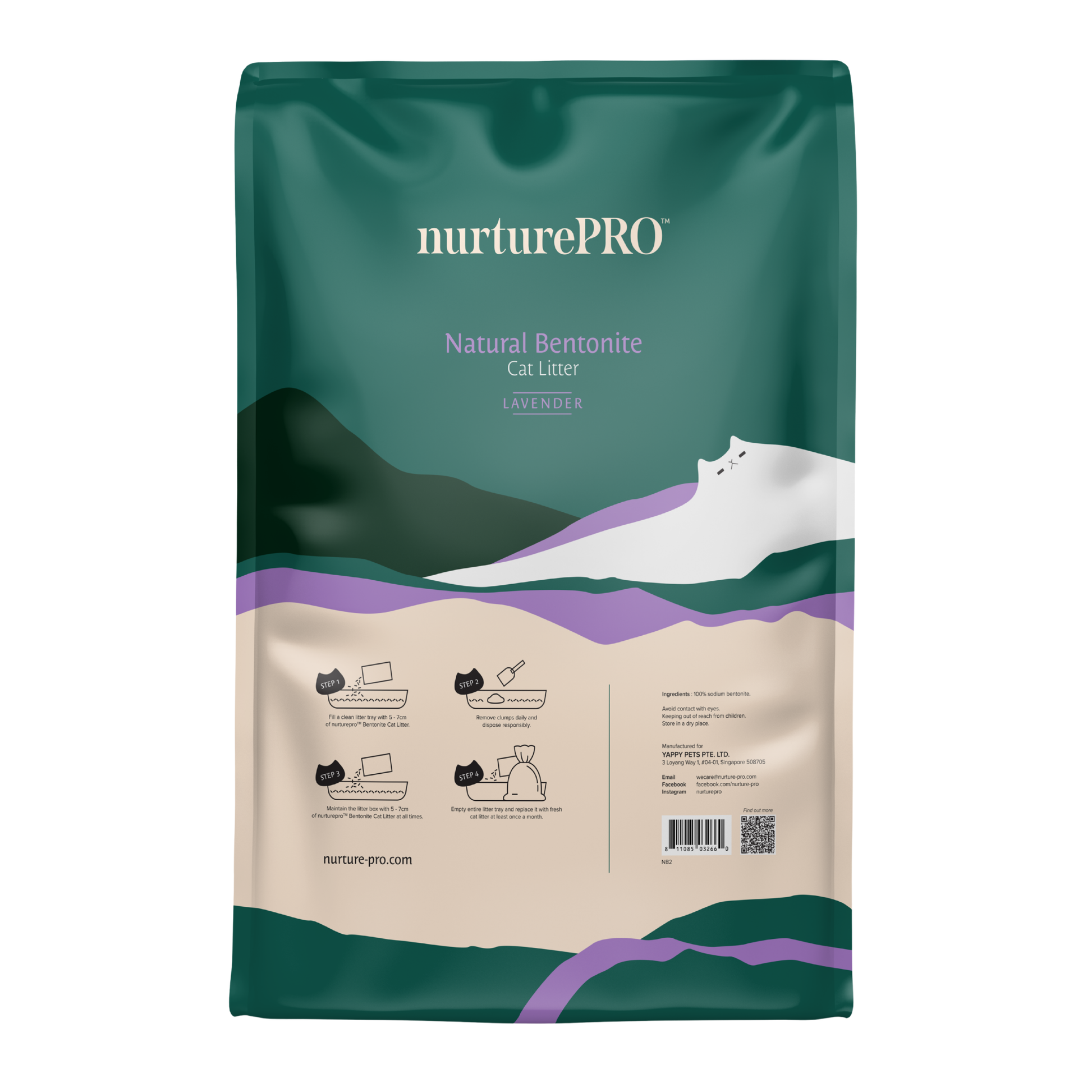 NURTUREPRO Natural Bentonite Cat Litter - for cats