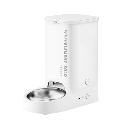 PETKIT Fresh Element Solo Automatic Feeder - WHITE for cats