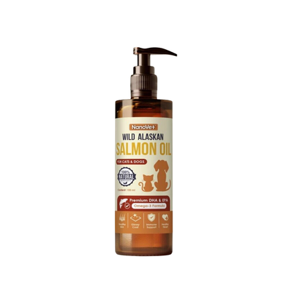 NANOVET+ Wild Alaskan Salmon Oil for cats - 100ml for cats