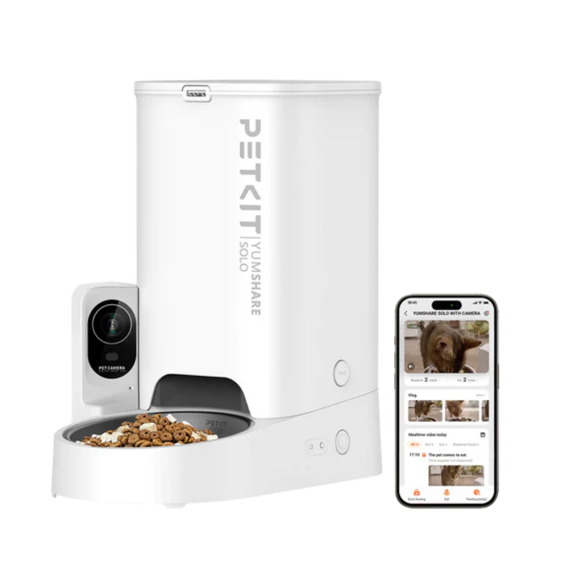 PETKIT YumShare Solo Automatic Feeder with Camera - for cats